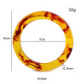 2PCS Wallet Resin Handle Round Handle Replacement Women's Messenger Bag Shoulder Bag DIY Crafts Acrylic Handle. 