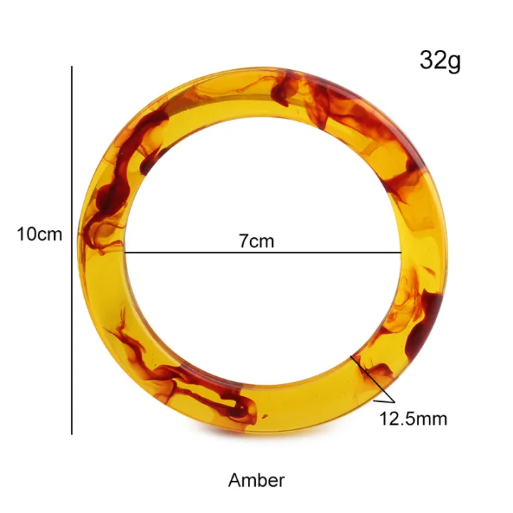 2PCS%20Wallet%20Resin%20Handle%20Round%20Handle%20Replacement%20Women's%20Messenger%20Bag%20Shoulder%20Bag%20DIY%20Crafts%20Acrylic%20Handle%20-%20Image%202