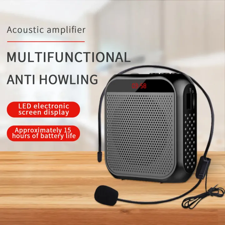 Speaker for teachers to use in class wireless Bluetooth microphone amplifier, small portable tour guide microphone