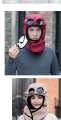 Winter Thermal Trapper Hat with Glasses Winter Cycling Windproof Ski Mask Cap. 