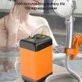 Portable Outdoor Camping Shower with Digital Display Temperature, 4800/6000/7800mAh Electric Shower for Garden Car Washing Pet. 