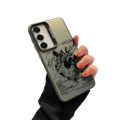 Robot Heart Phone Case For Samsung S25 S24 S23 S22 S21 S20 FE Ultra Plus Laser Hard PC+TPU Cases Back Cover-S542P1. 