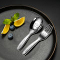 WORTHBUY 316 Stainless Steel Dinnerware Sets With Plastic Storage Box Portable Children Fork Spoon Kitchen Cute Mini Kid Cutlery.