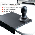 Anti-skid Coffee Tamper Mat Food Grade Silicone Pad Espresso Coffee Tamping Corner Black Thicken Mat. 
