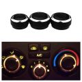 Accessories For Hyundai Elantra 2004-2016 Air Conditioning Knob Aluminum Alloy AC Knob Heat Control Button Replacement 3pc. 