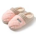 Women's Casual Home Slippers Soft Bottom Plush Slippers Anti-slip Thermal Slippers Indoor Winter Men's Fashion Casual Flats Slip.