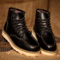 Genuine Leather Men Desert Boots Casual Outdoor Soft Sole Walking Shoes Outdoor Lace Up Boots High Quality Male High Top Shoes. 