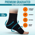 1Pair Nano Socks Neuropathy Socks Compression Sleeve For Ankle Swelling Plantar Fasciitis Sprain Neuropathy Nano Brace Women Men. 