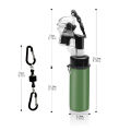 Pro Golf Club Brush Cleaner with Retainer Clip and Squeeze Water Bottle 7.5 Inches Holds 4 Ounces of Water, Essentials Golf Acce. 