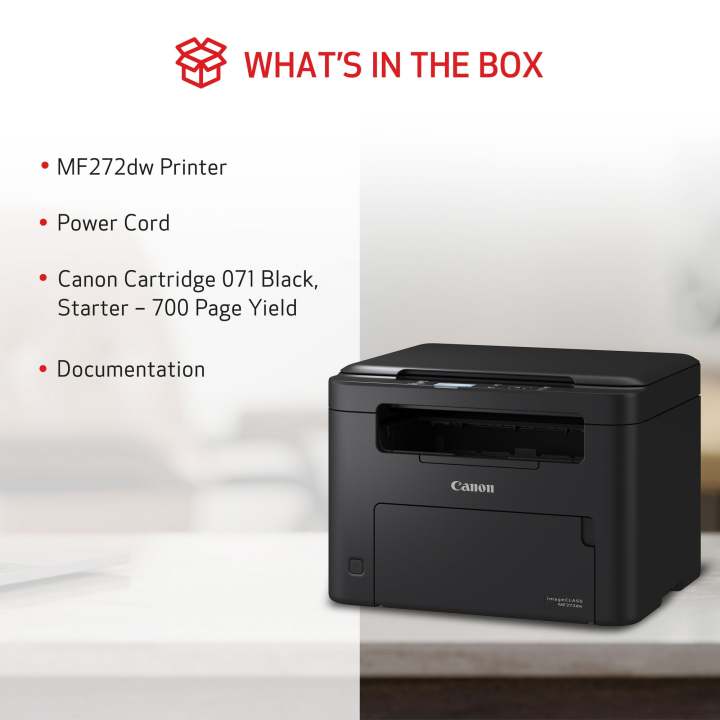 Cannon MF 272dw wireless full functionality printer