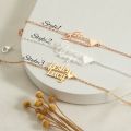 Custom Couple Name Bracelet. 