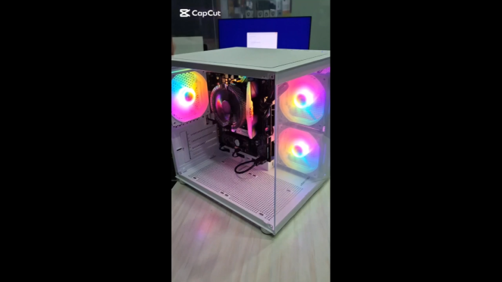 Transparent Gaming PC (Ryzen 5 5500 + Nvidia GT730 4GB Graphics) or Ryzen 5 5600GT, 100hz 24" 1ms 100%Srgb Gaming Monitor/ 8 & 16GB DDR4 RAM/ 512GB & 256GB Nvme Gaming CPU