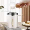 Stainless Steel Coffee Mug, Anti Slip Bottom Stainless Steel Insulated Coffee Mug for Office coffee with spoon. 