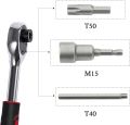 Car Door Removal Tool Kit for Wrangler JK JL Gladiator (2007–2024) T40 T50 Torx Set for Hard Top Removal, Quick Summer Door Off.