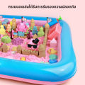 Magic sand magnetic sand with free mold sand box accessories total 60 pieces + convenient storage box portable magic sand. 