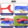 Airplane Launcher Toys Outdoor Plane Flying Toys Non Slip Kids Catapult Plane without Light Birthday for Boys Girls.