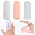 2Pcs Silicone Gel Tube Hand Bandage Finger Protector Anti-cut Heat Resistant Finger Sleeves Great Cooking Kitchen Tools. 