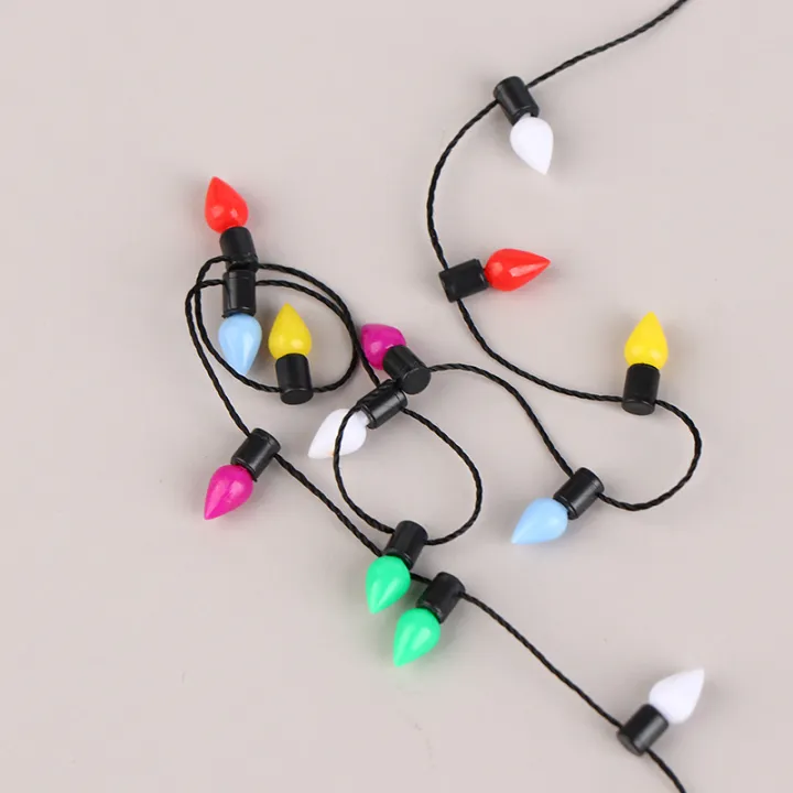 1:12%201%20String%20Of%20Fake%20Lights%20Christmas%20Good%20Decoration%20Dollhouse%20Miniature%20Mini%20Furniture%20Accessories%20String%20Lights%20-%20Image%205