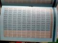 logarithmic Tables , log table ,log book. 