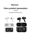 A9 pro Airpods Touch Screen ANC/ENC Wireless Headset TWS Noise Cancellinng Earbud Bluetooth Headphone 5.4, Long Battery life, Support App, Original AirPods Pro. 