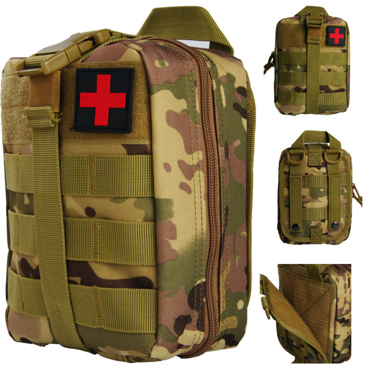 EmersonGearT First Aid Bag Tactical Medical Pouch EMT Emergency Survival Kit Molle Rip Away Emt For Medical Multipurpose Waist Pack Military Utility Kit Mc