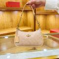 Classic Style Printed Chain, Elegant Small Clutch Bag, Versatile and Fashionable Crossbody Bag Design. Style: Yellow/Pink. 