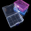 1pcs Transparent Plastic Storage Boxes For Jewelry Hardware Accessories Small Items for DIY Jewelry Beads Crafts Container Box. 