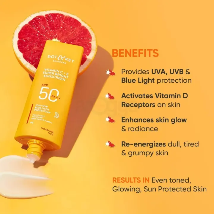Dot%20and%20Key%20Vitamin%20C%20+%20E%20Super%20Bright%20Sunscreen%20with%20SPF%2050+%20PA++++%2050gm%20-%20Image%205