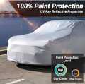 Hyundai Eon | CarCover Triple -Layer Car Cover Waterproof All Weather | Premium Quality Car Covers for Automobiles, Ideal for Indoor and Outdoor Use, Fits Sports/Coupe | Magic Silver. 