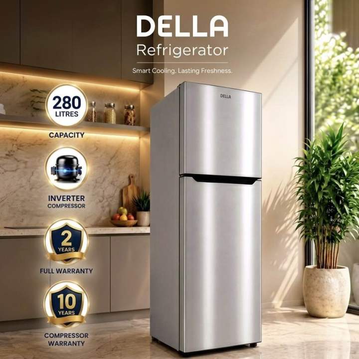 DELLA%20280%20Litres%20Frost%20Free%20Inverter%20Double%20Door%20Refrigerator%20-%20Image%202
