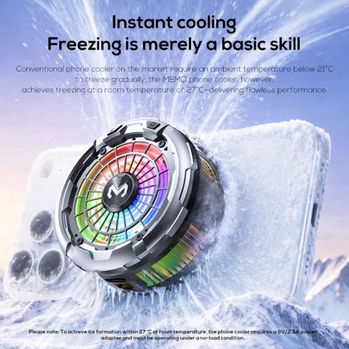 MEMO%20CX26%20Cooling%20Fan%20-%20Magnetic%20Phone%20Cooler%20-%20RGB%20Stylish%20Light%20-%2030w%20High%20Power%20Cooling%20Flagship%20-%20CX-26%20Mobile%20Phone%20Cooler%20For%20Gaming%20With%20Magnetic%20Sheet%20and%20Back%20Clip%20-%20Three%20Controled%20Modes%20-%20Image%204