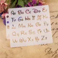 DIY Craft Alphabet Letter Stencils Template Painting Scrapbooking Embossing Stamping Album Card Decorative Embossing Paper Cards. 