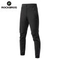ROCKBROS Cycling Pants Autumn Winter Casual Windproof Fleece-lined Long Pants Riding Fitness Trousers Outdoor Warmth Pants. 
