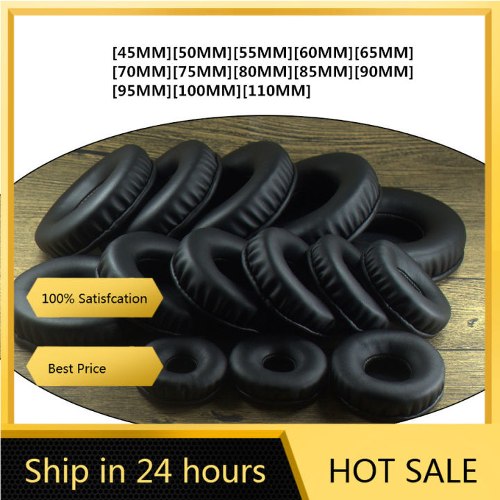 Soft PU Earpad 45MM-110MM Foam Ear Pads 60mm 70mm Cushions for for AKG for Sennheiser for ATH for Headphones 11.8