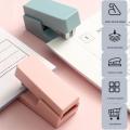 Mini Stapler Set Portable Color Paper Binding Machine Use 24/6 26/6 Staples Fashion Stationery Office Supplies.