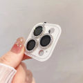 2-3pcs Luxury Diamond Camera Protector For iPhone 16 15 14 13 12 Pro Max Plus Glitter Ring Lens Glass Back Lens Cap Shinny Cover. 
