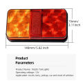 Ultra Bright 12V Car LED Tail Turn Signal Brake Reverse Lamp for Pickup Truck Trailor Rear Lamp Waterproof. 