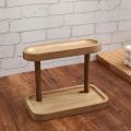Hot Wooden Storage Shelf 2-Tiers Desktop Organizer Shelves Desk Display Rack Desktop Dressing Table Cosmetics Storage Rack YUZI.