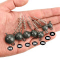 Rosewood Screw Jig Head For Soft Lure 7g 10g 15g 20g 25g 30g 50g With Screw Spiral Sinker Weight Rubber Fish Fishing Equipment.