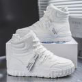 New Fashion Casual Sneakers High Top Skateboard Shoes Student Boots Men and Women Trend Wear Resistant Two-color Couples. 