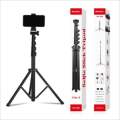 NP-588  2 In-1 Tripod Selfie Stick light stand Tripod. 