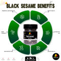 Premium Organic Black Sesame Seeds (Kalay Til) - 70g | 100% Pure & Natural Black Til for Cooking, Baking & Hair Health. 