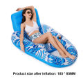 Foldable Inflatable Floating Row PVC Summer Air Mattresses Swimming Pool Inflatable Water Sleeping Bed Lounger Chair Hammock. 