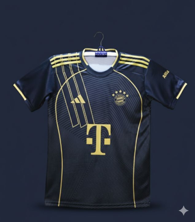 FC Bayern Munich Club Jersey Black Colour