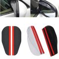Waterproof 2 Pcs Car Side Mirror Sun Visor Rain Eyebrow Auto Rear View Shield Flexible PVC Protector For Vehicle Accessories.