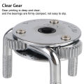 Oil Filter Wrench 3 Jaws 2 Ways Repairing Tool Adjustable Spanner Remover Auto Car Tool. 