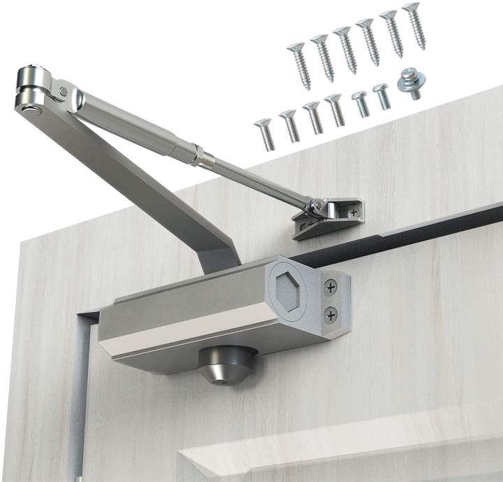 Silver Automatic Door Closer, Spring Door Closer Doors Closers