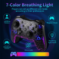 GAMINJA RGB Wireless Gamepad CRACK PROCESS For Switch TV Box PS3 Joystick Controller Six axis gyroscope Dual Vibration.