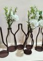 Wooden Vases Set 5 Pieces. 
