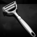 Kitchen Vegetable Peeler Stainless Steel Melon Planer Double-Head Peeler Household Multiple-Function Fruit And Vegetable Peeler.